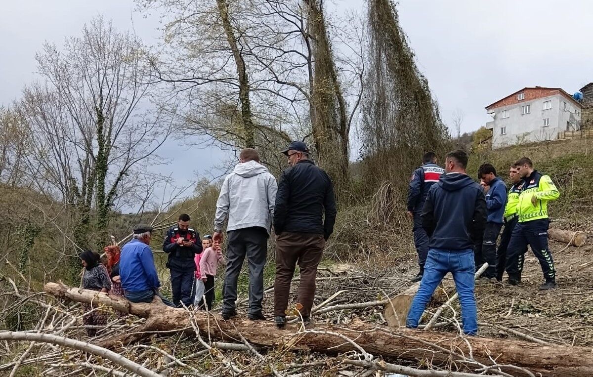 Samsun’da traktör uçuruma yuvarlandı!