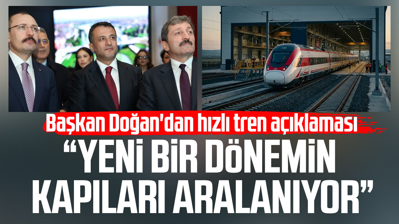 samsun haber: Başkan Halit Doğan'dan hızlı tren açıklaması! "Yeni bir dönemin kapıları aralanıyor"