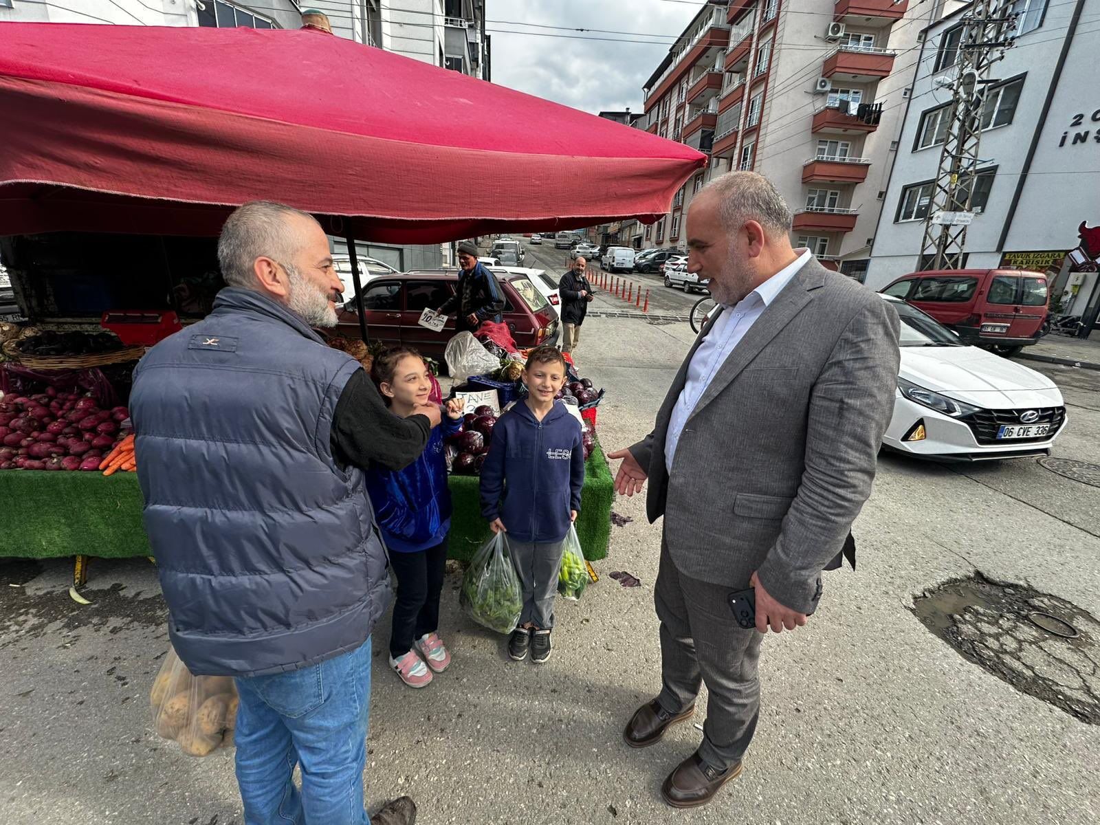 Baskan Sandikcidan Pazar Ziyareti (2)