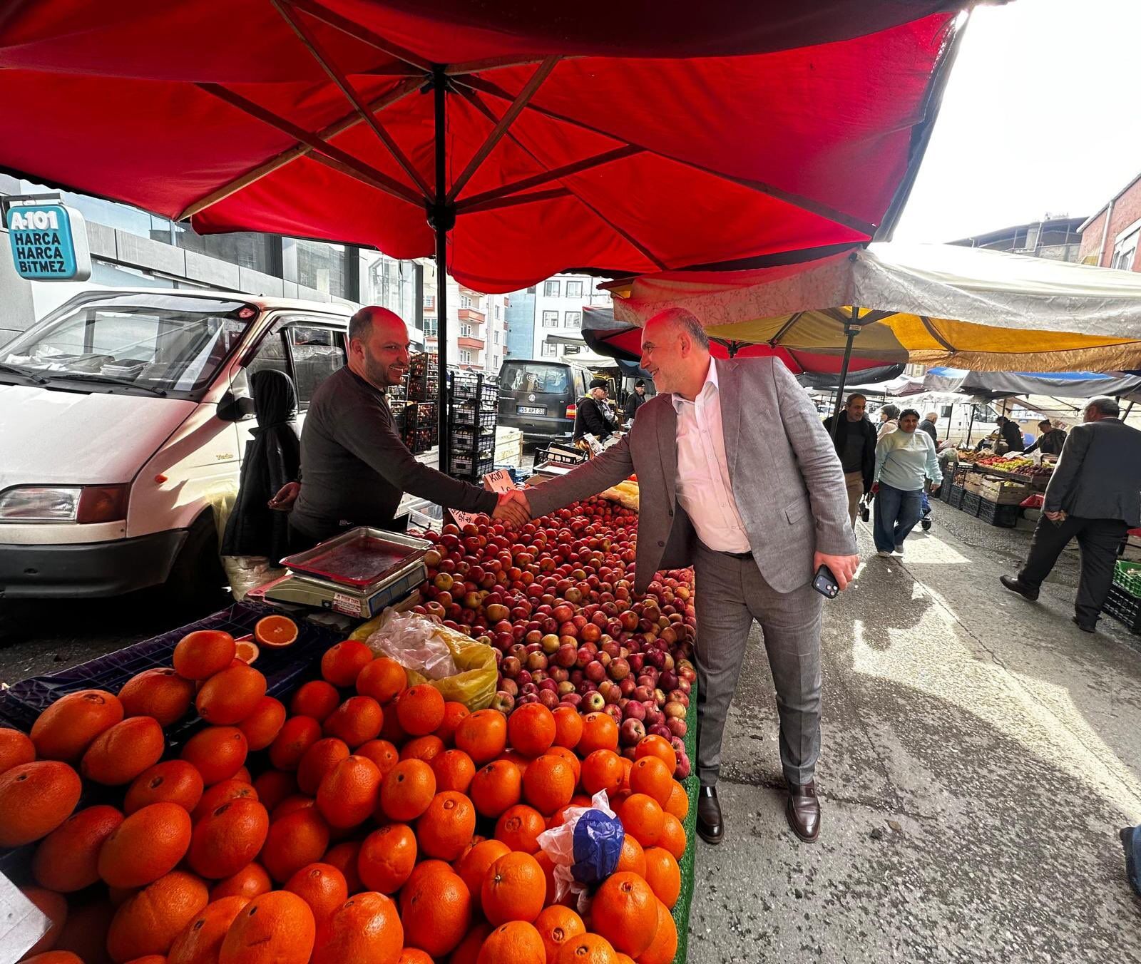 Baskan Sandikcidan Pazar Ziyareti (3)