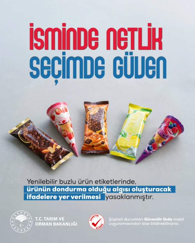 "Dondurma" diye satılanlara yasak! Bakanlık el attı