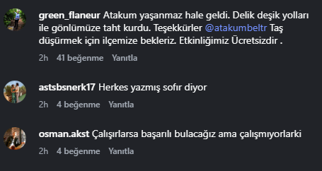 Atakumlulara göre Serhat Türkel başarısız 