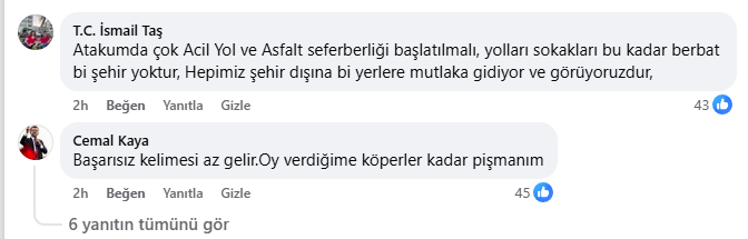 Atakumlulara göre Serhat Türkel başarısız 