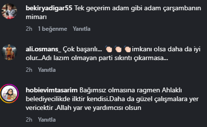 Çarşambalılara göre Hüseyin Dündar başarılı 