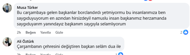 Çarşambalılara göre Hüseyin Dündar başarılı 