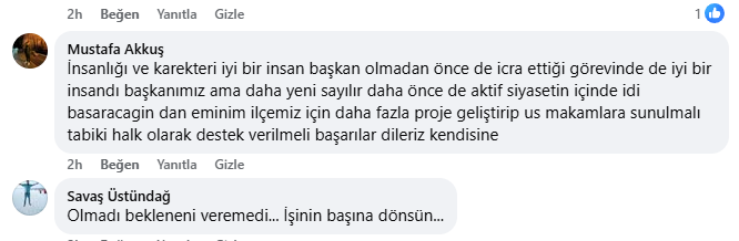 Ayvacıklılara göre Refahittin Şencan başarısız 