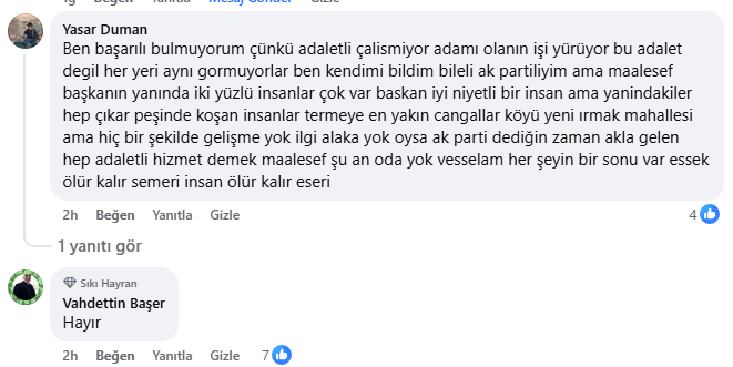 Termelilere göre Ali Kılıç başarısız
