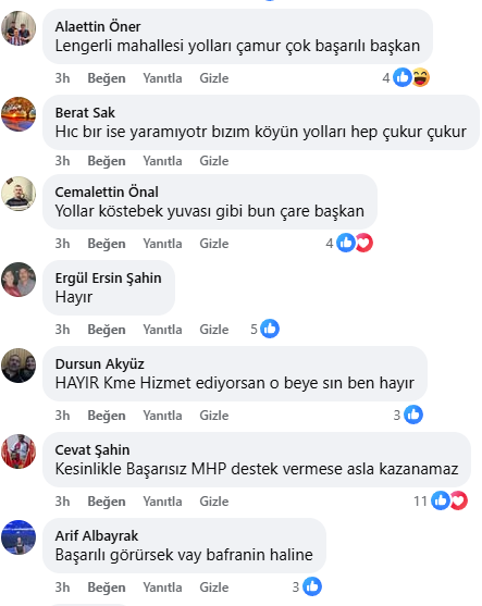 Bafralılara göre Hamit Kılıç başarısız 