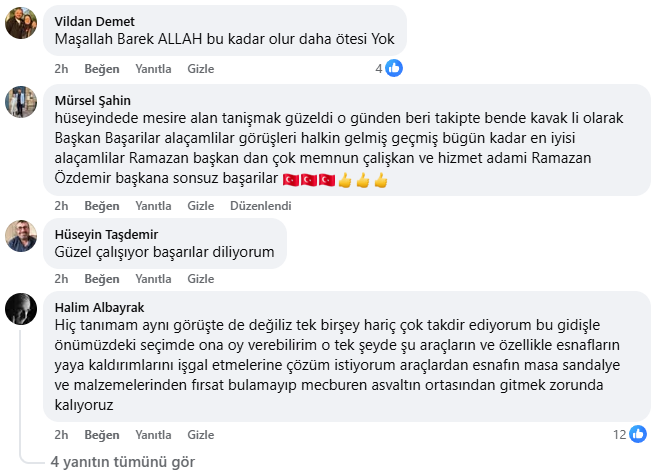 Alaçamlılara göre Ramazan Özdemir başarılı 