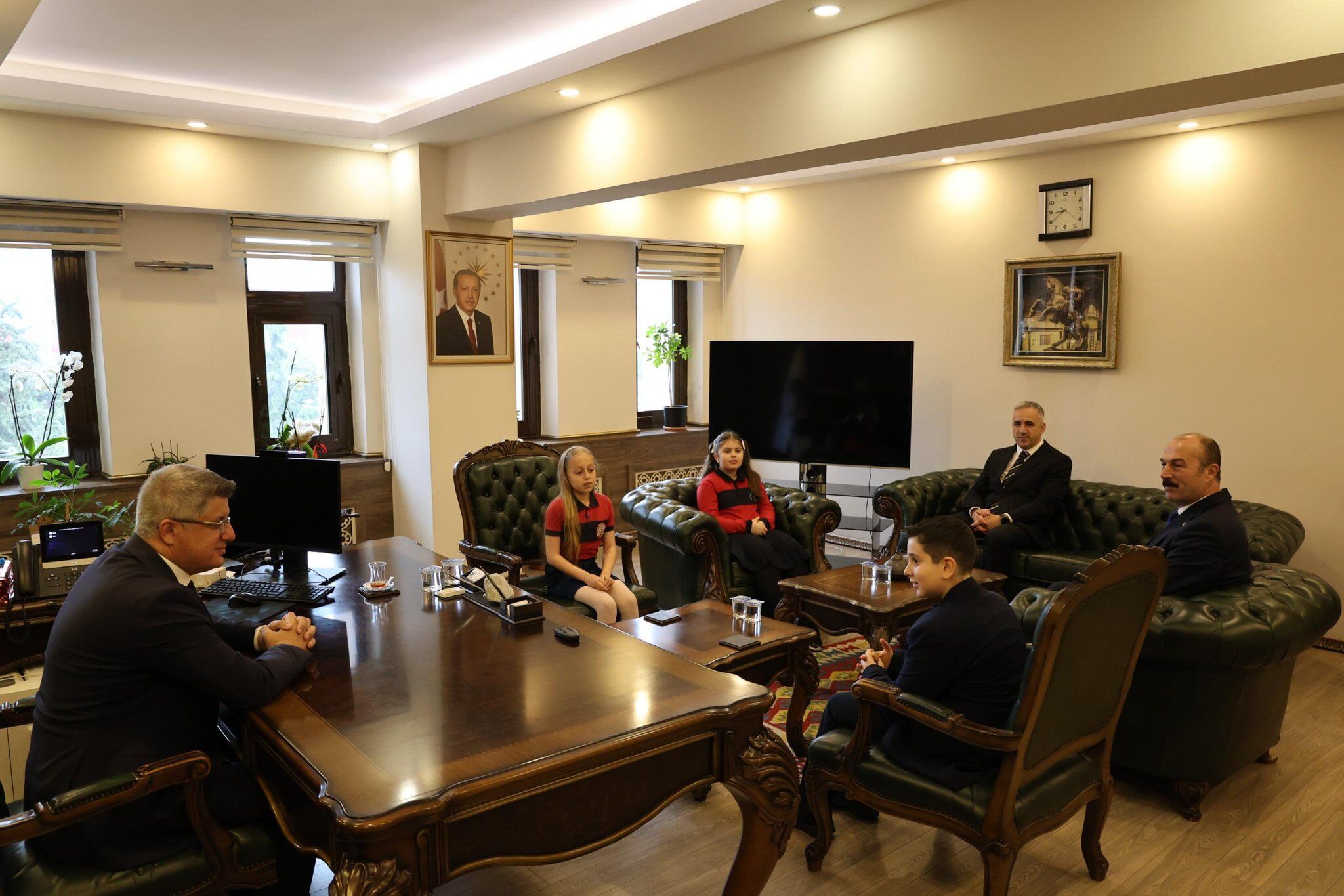 samsun haber: Samsun'da İl Milli Eğitim Müdürlüğü makamı çocuklara emanet 