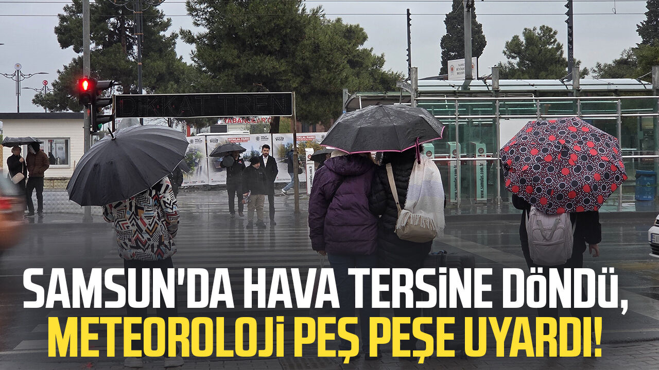 Samsun’a Çifte Uyarı! Yağış, Fırtına Ve Don Kapıda