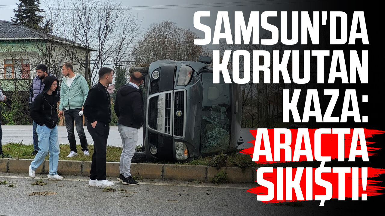 Samsunda Korkutan Kaza Aracta Sikisti 1904A