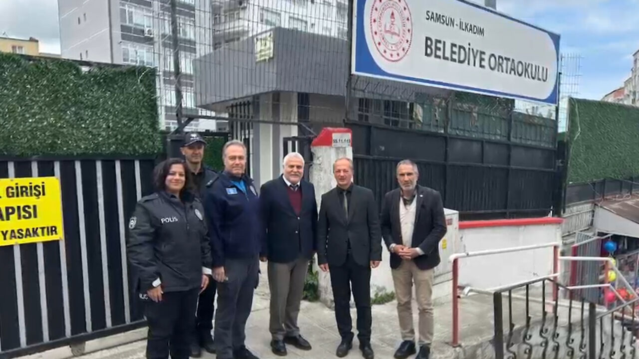 Samsun’da okul çevrelerinde sıkı denetim: Polis sahada