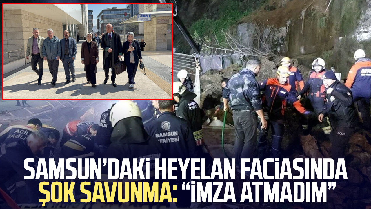 Samsundaki Heyelan Faciasinda Sok Savunma 7426