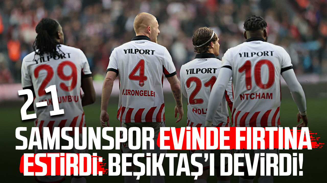 Samsunspor Evinde Firtina Estirdi Besiktasi Devirdi 1904