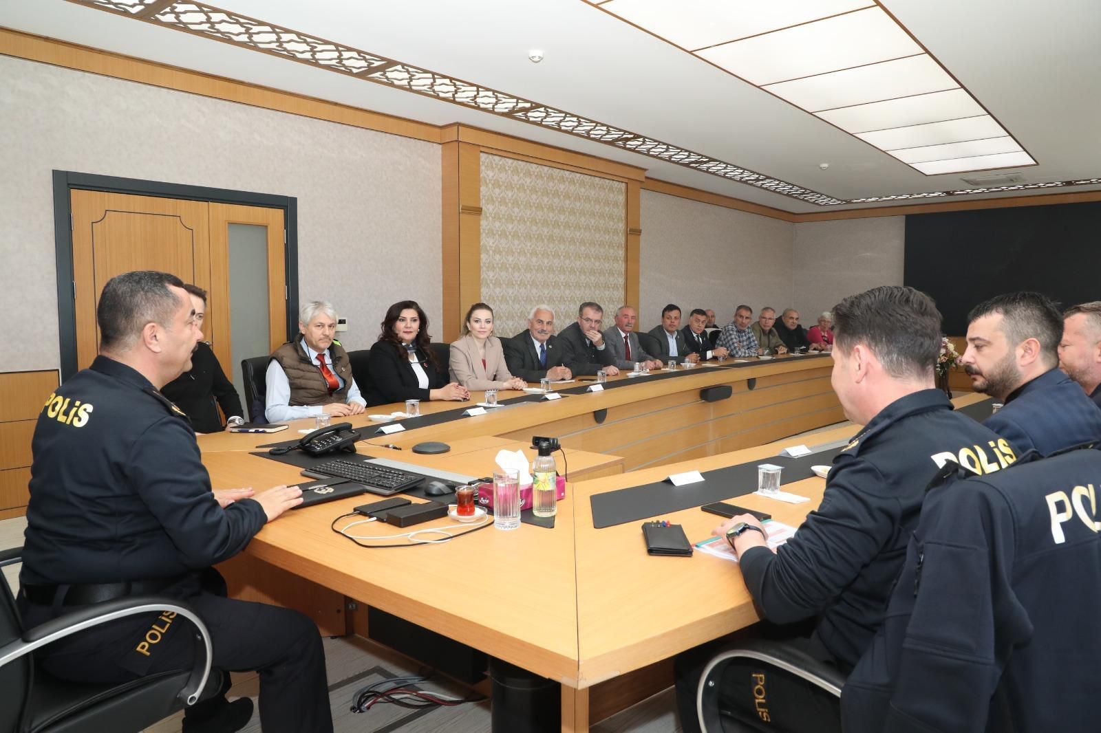 samsun haber: Samsun’da güvenlik zirvesi! Muhtarlarla kritik toplantı