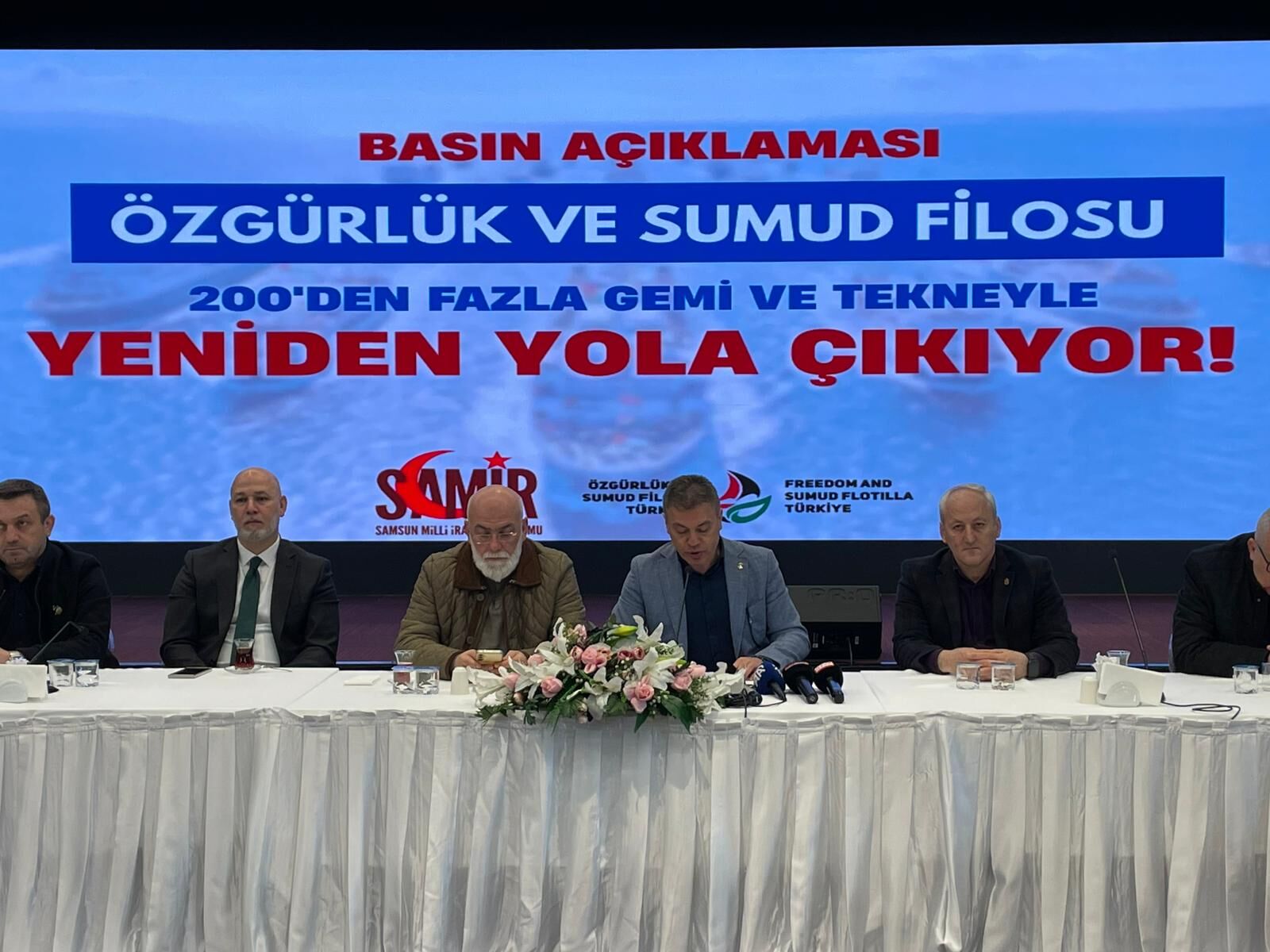 Samsun’da Filistin için ortak çağrı: Özgürlük ve Sumud Filosu'na destek