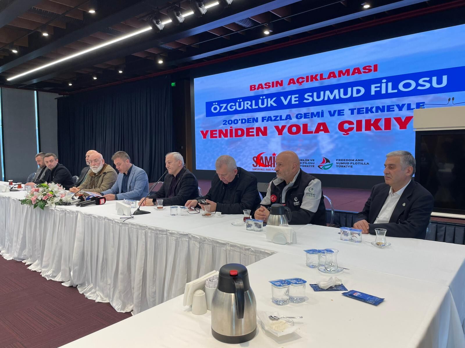 Samsun’da Filistin için ortak çağrı: Özgürlük ve Sumud Filosu'na destek