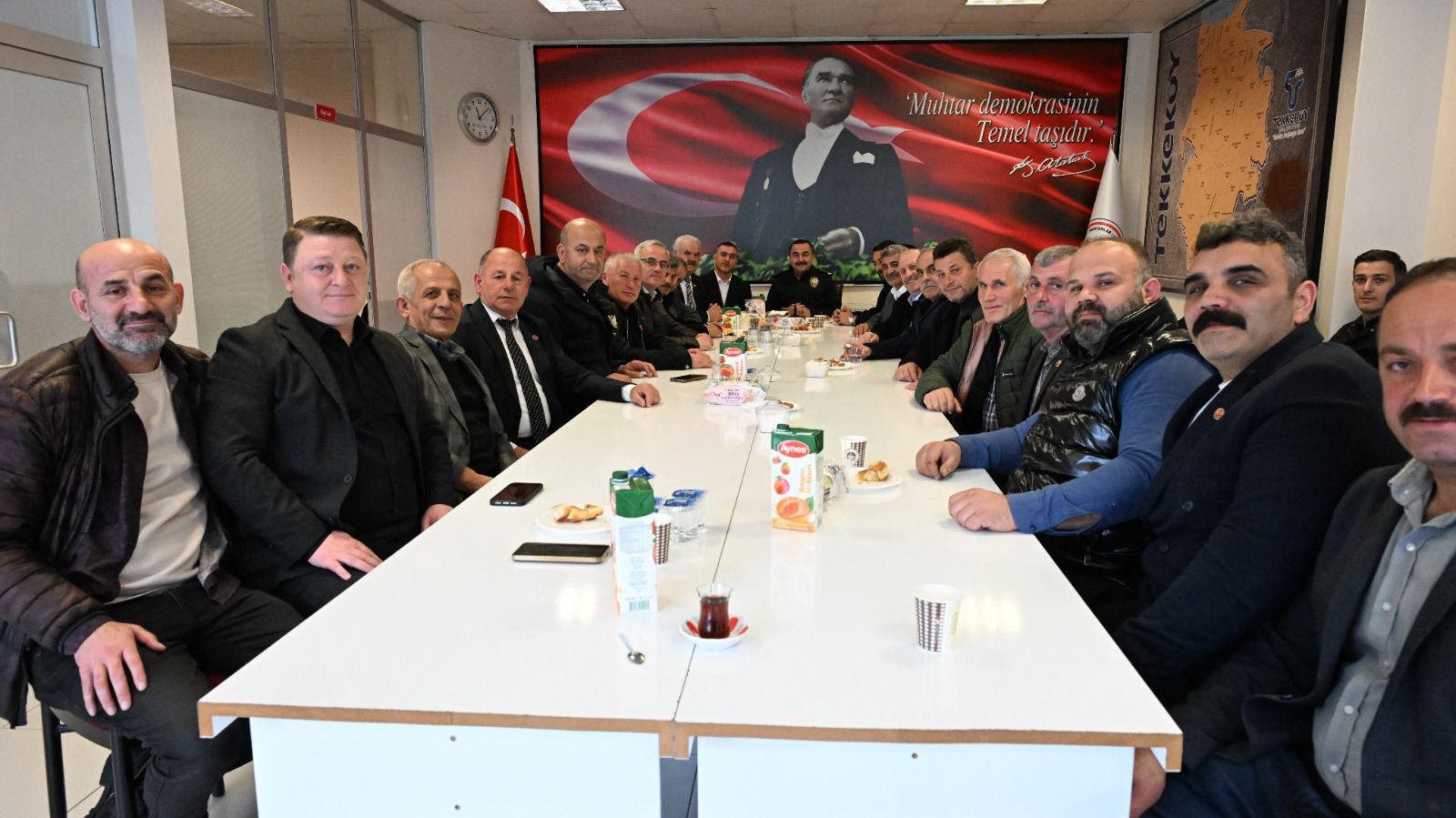 Samsun’da muhtarlarla güvenlik toplantısı yapıldı