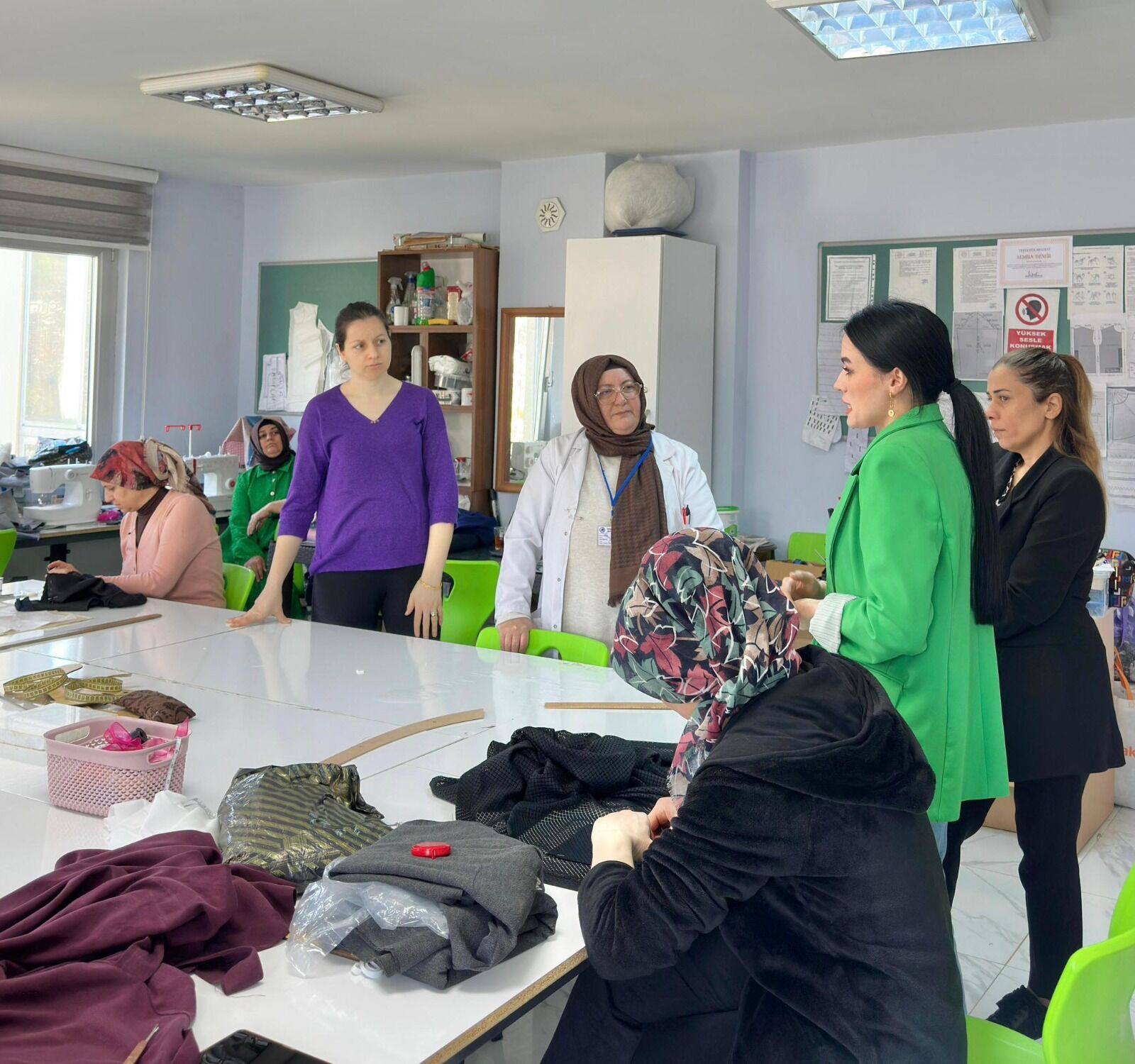 Tekkeköy Belediyesi’nden kadınlara üretim desteği