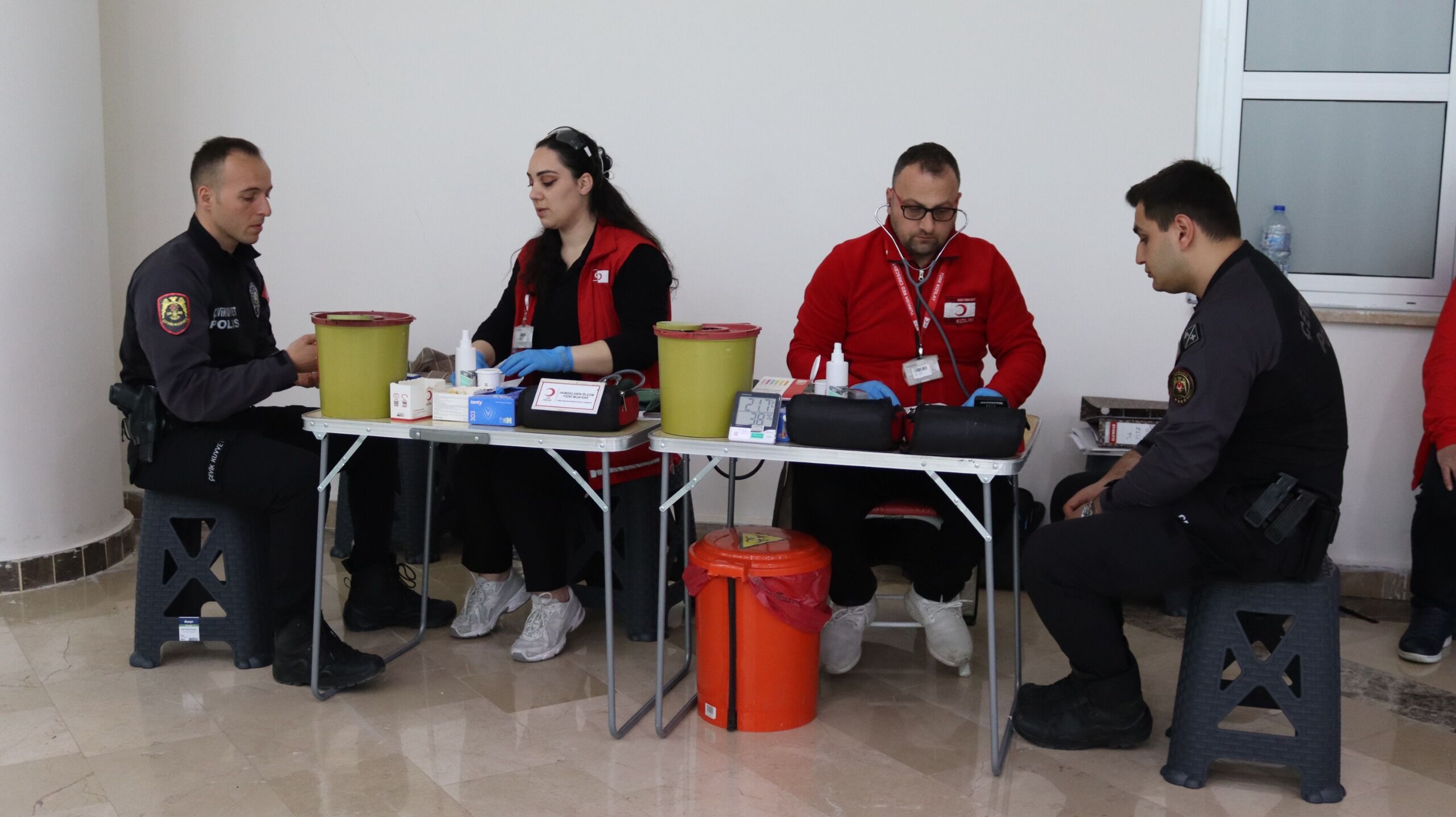 Samsun Emniyeti'nden Kızılay’a "hayati" destek!