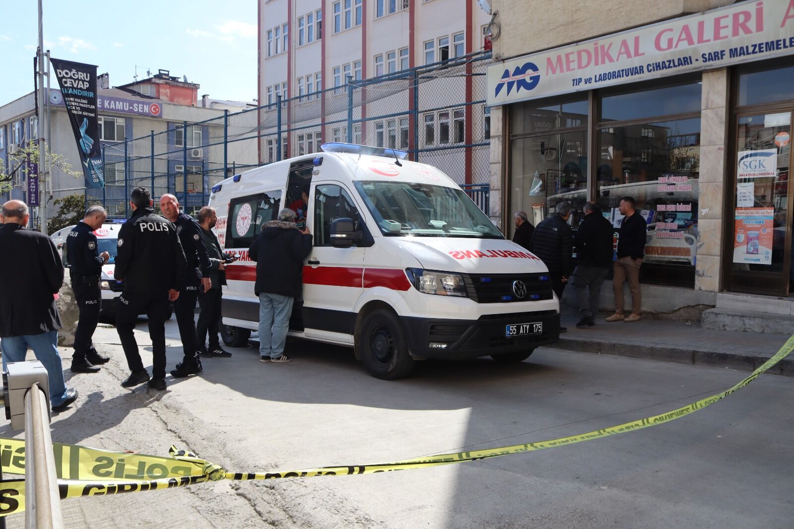 samsun haber: Samsun'da okul önünde silahlı saldırı! Şüpheli yakalandı