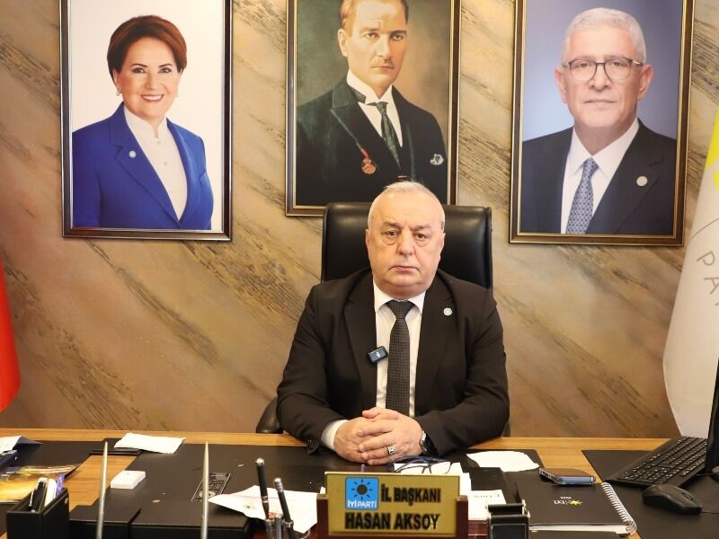 İYİ Parti Samsun İl Başkanı Hasan Aksoy'dan okullarda silahlı saldırılara tepki!