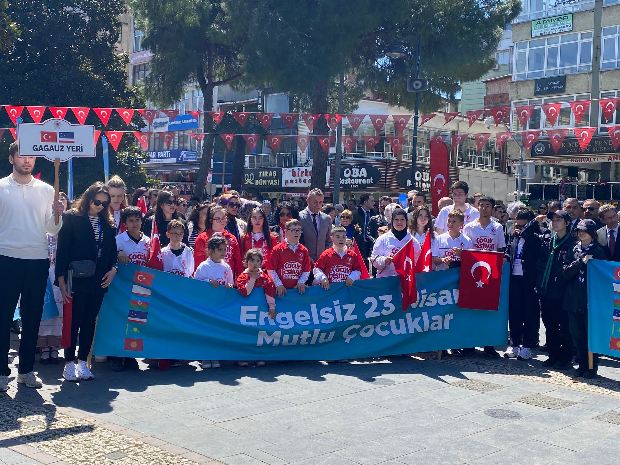 samsun haber: Samsun'da 23 Nisan coşkusu! Türk dünyası çocukları buluştu 