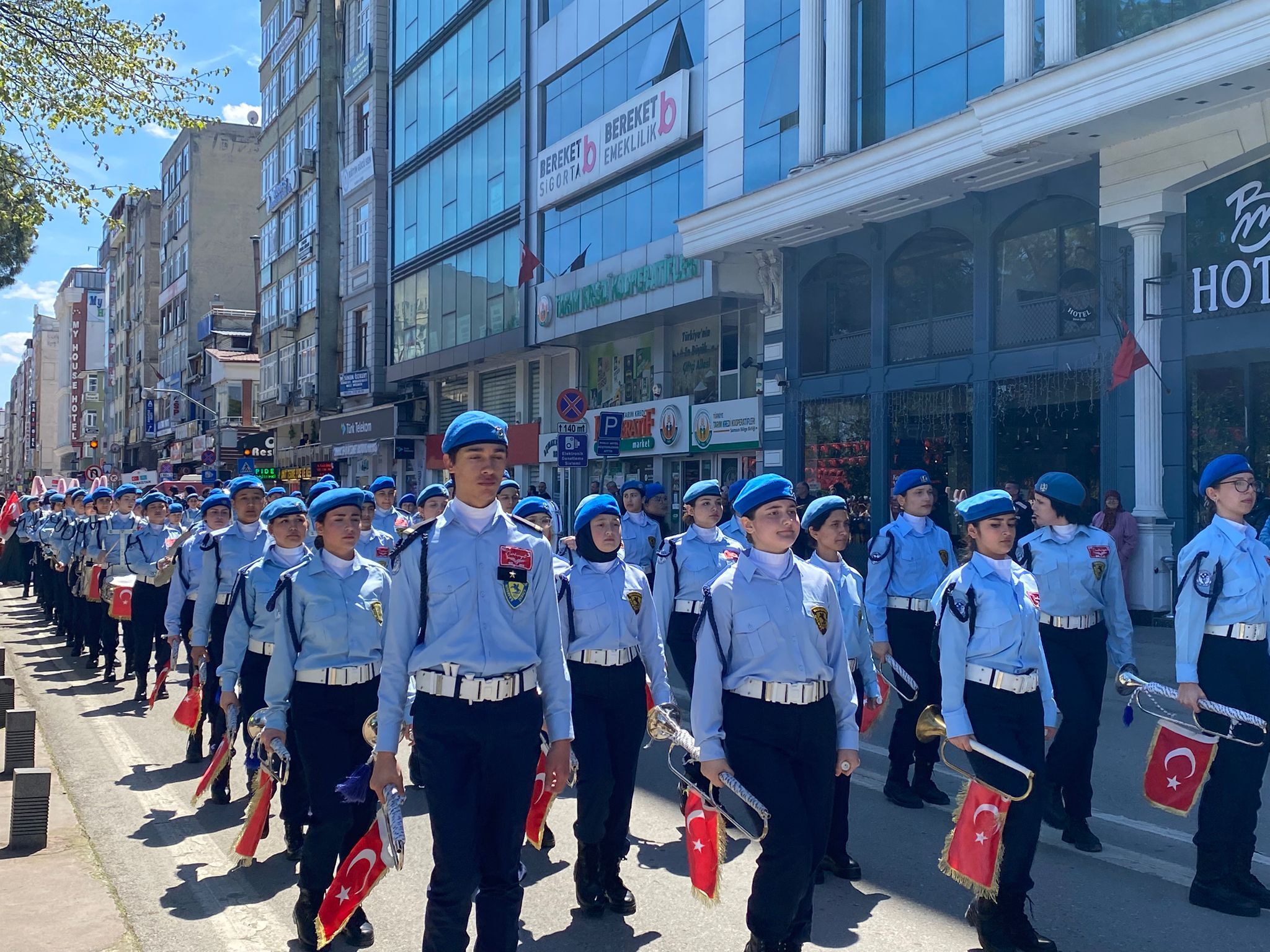 samsun haber: Samsun'da 23 Nisan coşkusu! Türk dünyası çocukları buluştu 