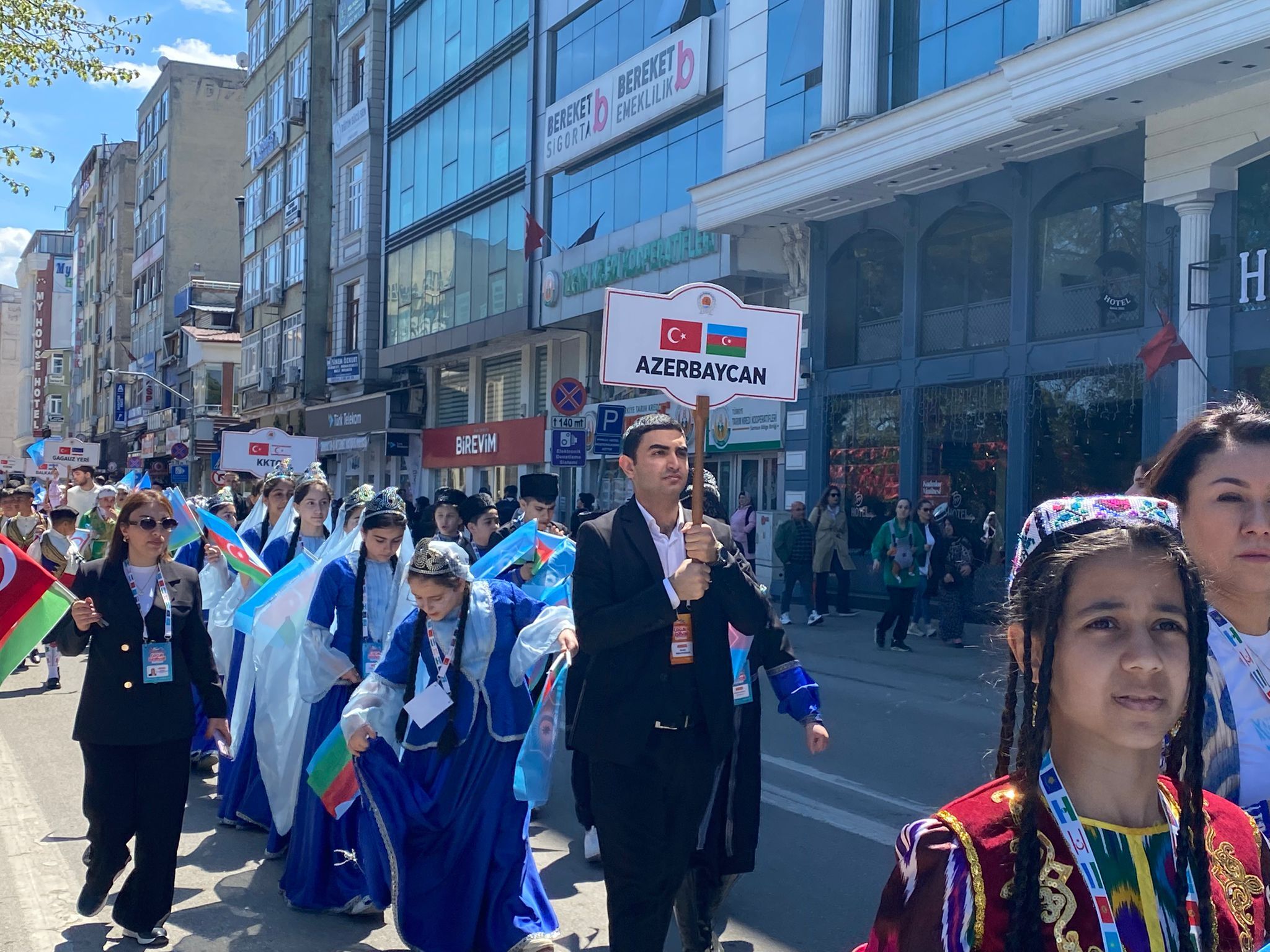 samsun haber: Samsun'da 23 Nisan coşkusu! Türk dünyası çocukları buluştu 