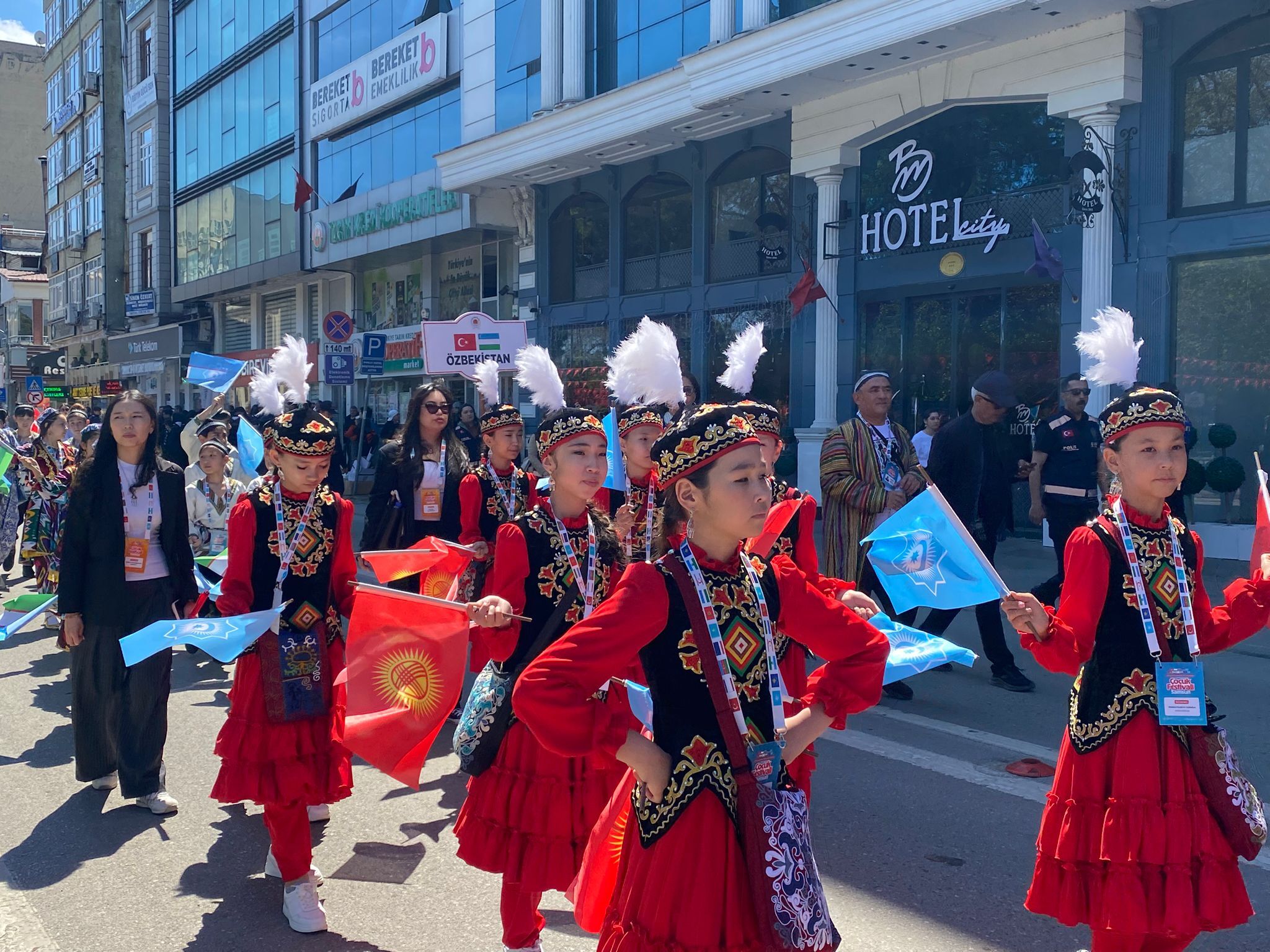 samsun haber: Samsun'da 23 Nisan coşkusu! Türk dünyası çocukları buluştu 