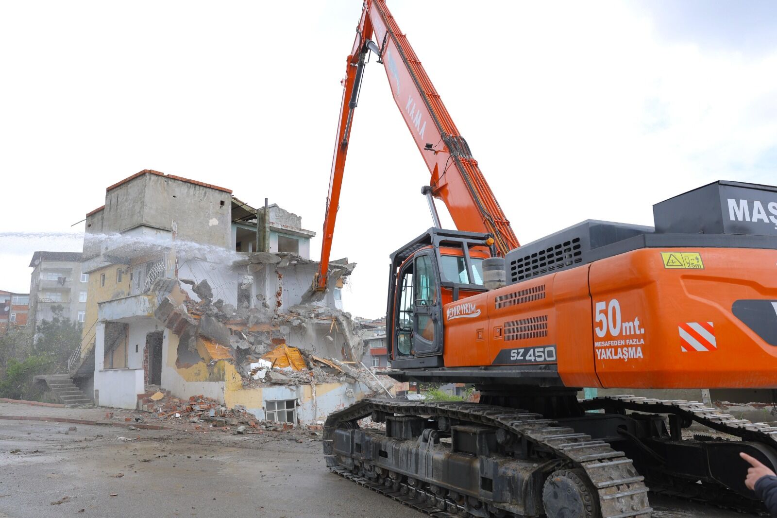 samsun haber: Samsun’da kentsel dönüşüm başladı: İlk yıkım Anadolu Mahallesi’nde