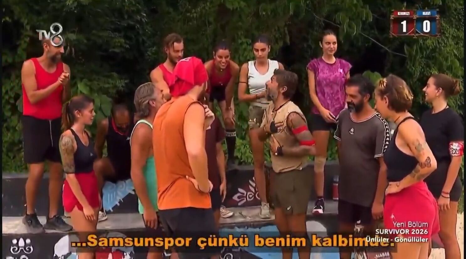 Samsunsporsevgisi sınır tanımadı! Survivor’a damga vurdu