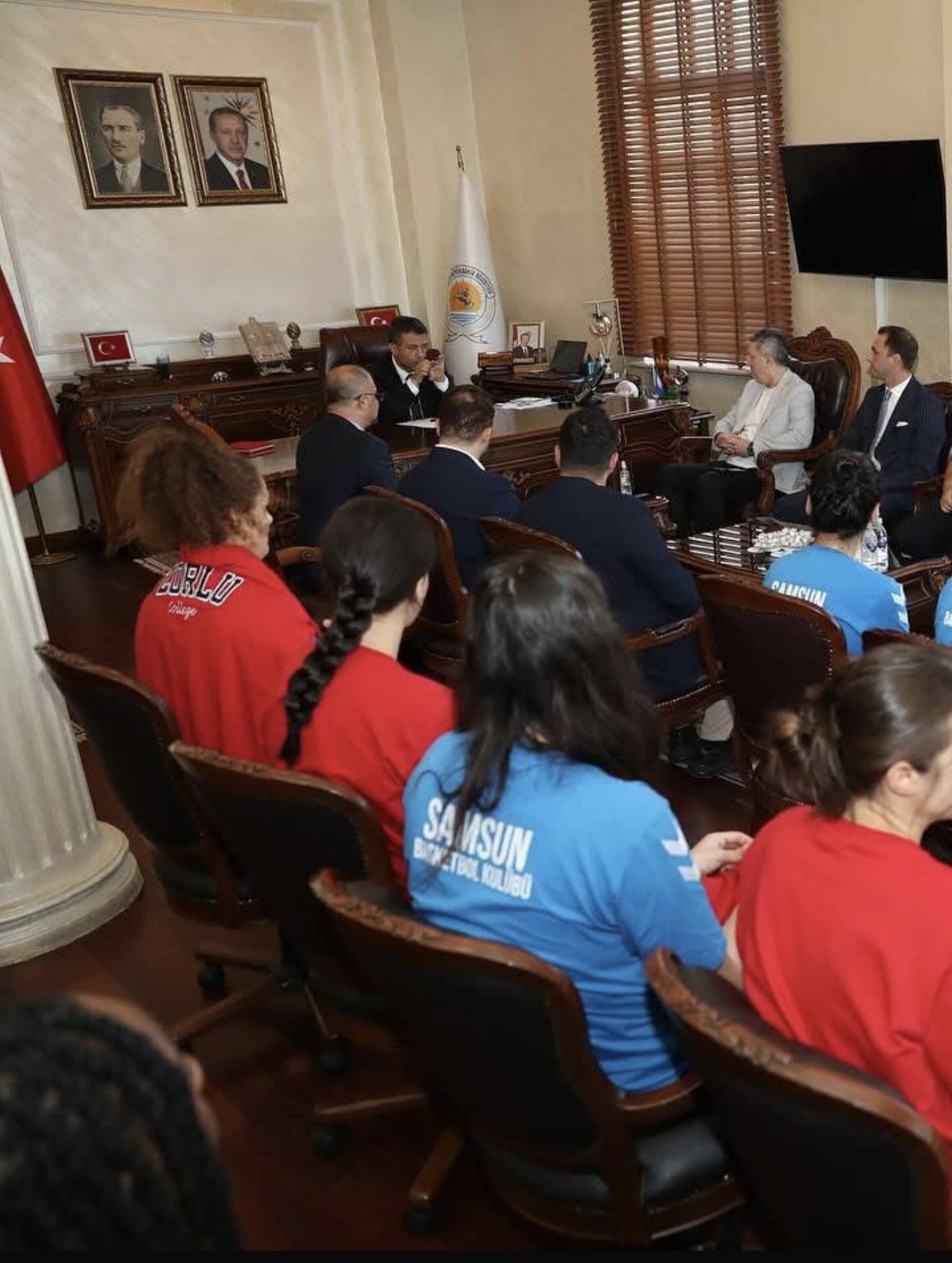 Samsun’da spor için el ele: Zorlu Koleji'nden Başkan Halit Doğan'a ziyaret