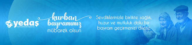 YEDAŞ'tan Kurban Bayramı kutlama mesajı