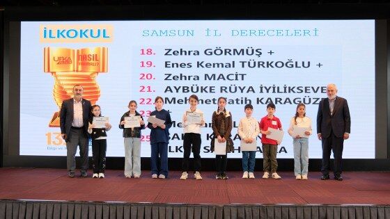 samsun haber: Samsun'da Ufka Yolculuk Yarışması'nda ödüller sahiplerini buldu 