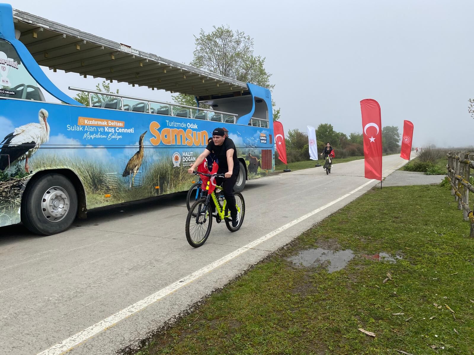 samsun haber: Samsun’da gençler doğa için pedal çevirdi