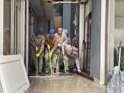 samsun haber: Jandarma Havza’da selin yaralarını sarıyor
