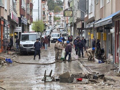 samsun haber: Jandarma Havza’da selin yaralarını sarıyor