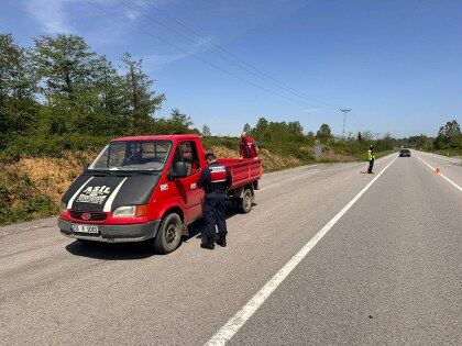 samsun haber: Samsun'da kurbanlık taşıyan araçlar tek tek durduruldu
