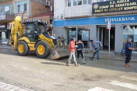 samsun haber: Havza'da selin izleri siliniyor! 