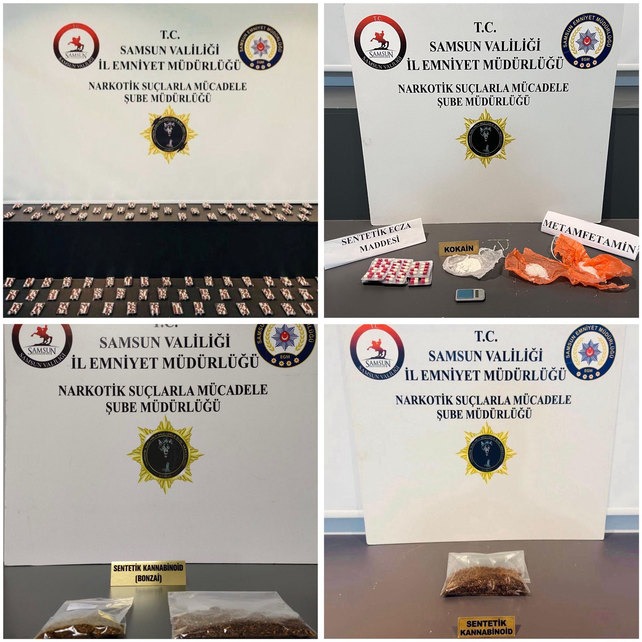 Samsun'da zehre darbe! 11 kişi yakalandı