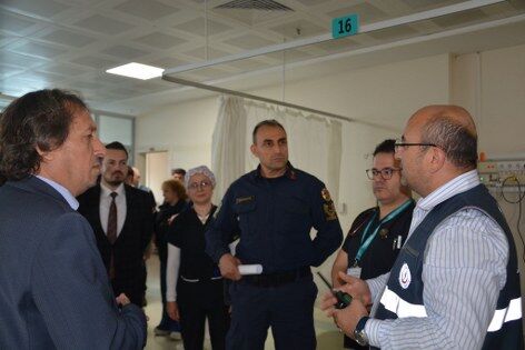 samsun haber: Bafra Devlet Hastanesi’nde hareketli dakikalar!