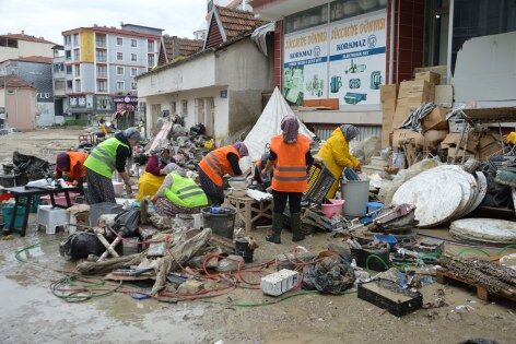 samsun haber: Havza’da selin izleri siliniyor! Ekipler sahada 