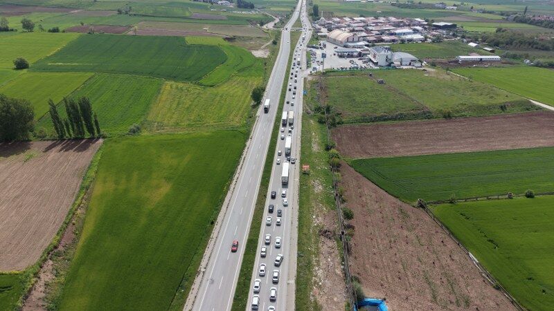 samsun haber: Samsun yolunda bayram trafiği! İşte son durum