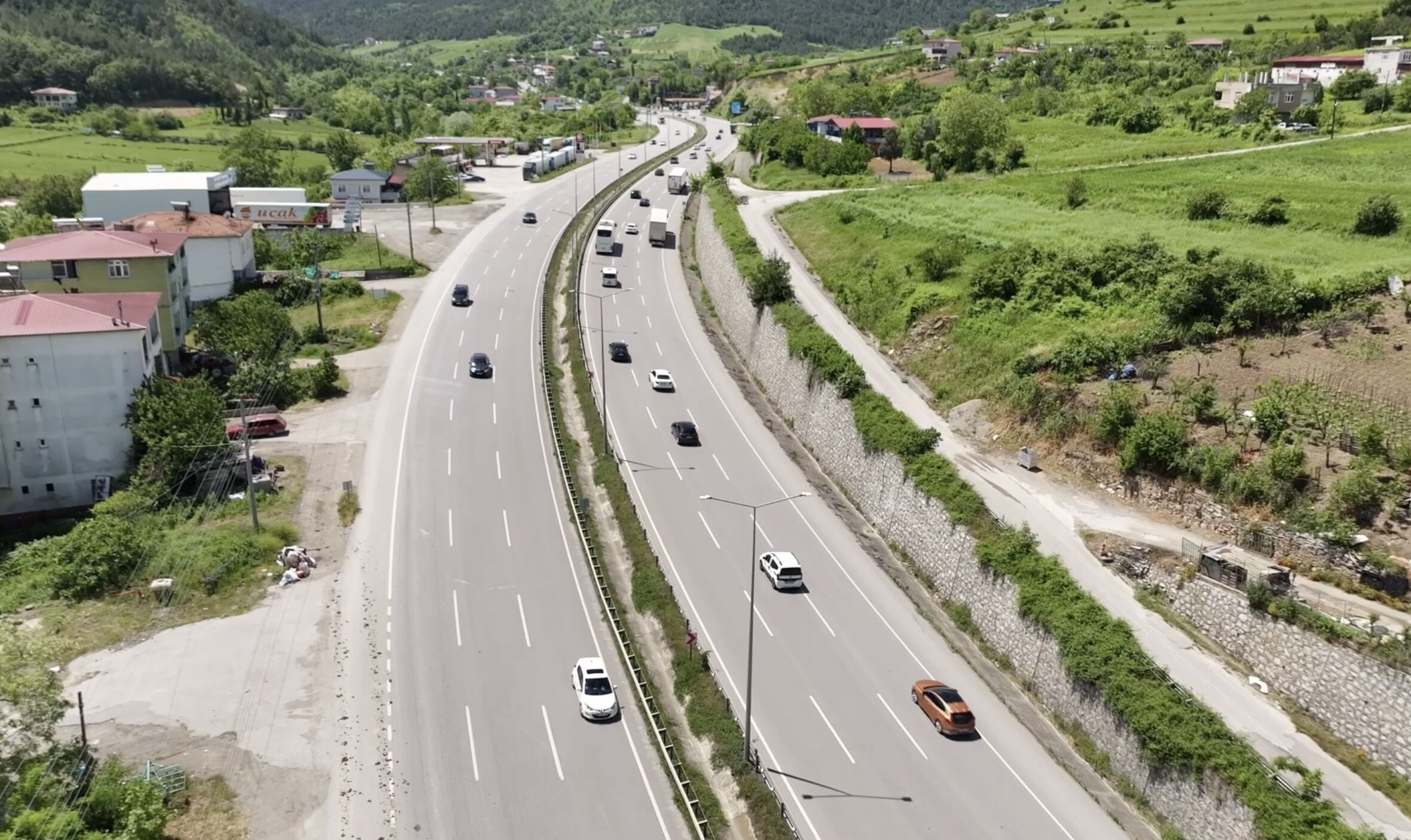 samsun haber: Bayram dönüşü Samsun-Ankara kara yolunda yoğunluk