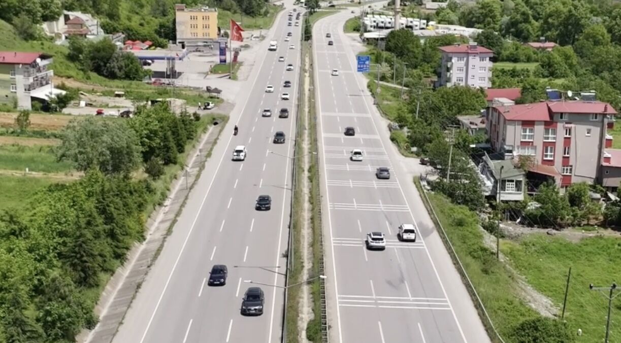 samsun haber: Bayram dönüşü Samsun-Ankara kara yolunda yoğunluk