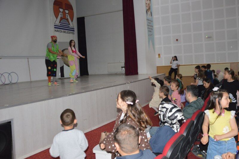 samsun haber: Havza’da çocuklar bayram coşkusunu doyasıya yaşadı