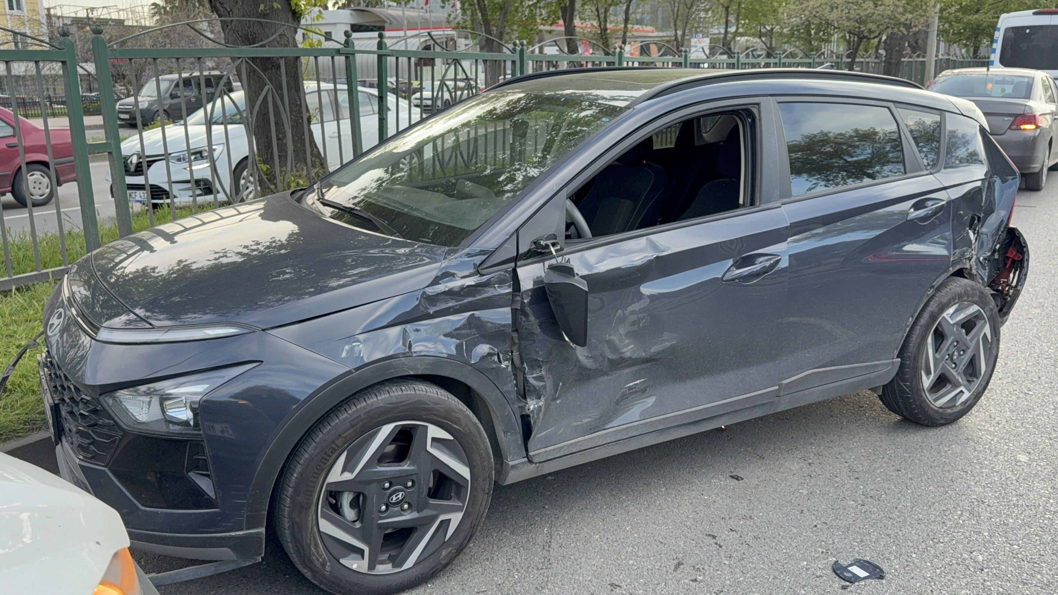 Samsun’da 4 araç birbirine girdi! 2 yaralı