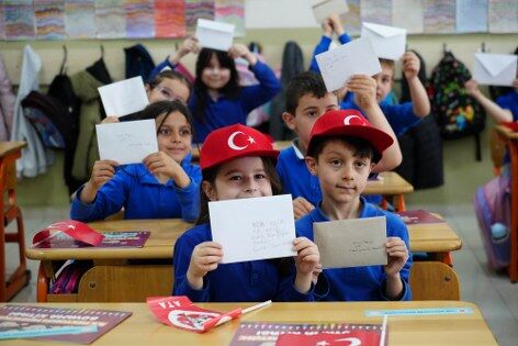 samsun haber: Samsun'da miniklerin Mehmetçik sevinci! Duygu dolu sürpriz